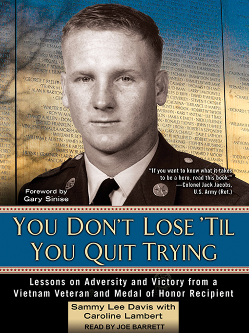 Title details for You Don't Lose 'Til You Quit Trying by Sammy Lee Davis - Available